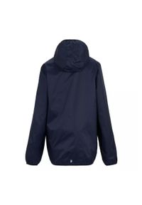 Regatta - Dziecięca Kurtka Przeciwdeszczowa Lever II. Kolor: niebieski. Styl: sportowy. Sport: turystyka piesza #2