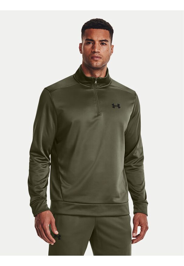 Under Armour Bluza Armor Fleece 1373358 Zielony Regular Fit. Kolor: zielony. Materiał: syntetyk