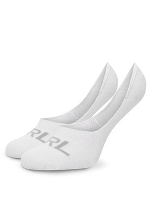 Lauren Ralph Lauren - LAUREN RALPH LAUREN Stopki 454972832002 Biały. Kolor: biały. Materiał: bawełna