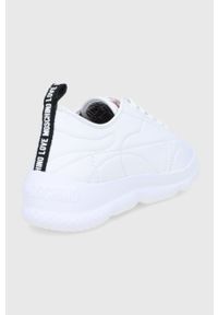 Love Moschino Buty kolor biały na platformie. Nosek buta: okrągły. Zapięcie: sznurówki. Kolor: biały. Materiał: guma. Obcas: na platformie #3