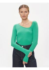Vero Moda Bluzka Carina 10301178 Zielony Regular Fit. Kolor: zielony. Materiał: wiskoza #1