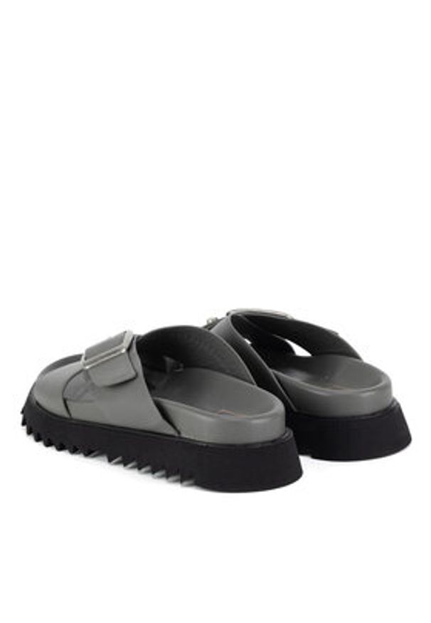 G-Star RAW - G-Star Raw Klapki DEBRA-25SS469 Szary. Kolor: szary. Materiał: skóra