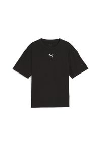 Puma - Młodzieżowa koszulka Essentials Boxy PUMA Black. Kolor: czarny. Sport: joga i pilates