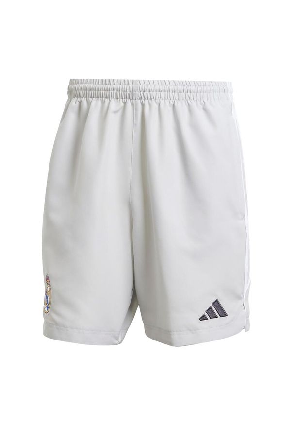 Adidas - Szorty Real Madrid UBP. Kolor: biały, wielokolorowy, szary