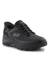 skechers - Buty do chodzenia męskie Skechers Max Protect Assembly. Kolor: czarny. Materiał: tkanina. Szerokość cholewki: normalna. Sport: turystyka piesza #1