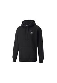Bluza z kapturem Puma Classics Small Logo FL. Typ kołnierza: kaptur. Kolor: czarny. Wzór: haft #1