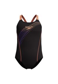 Dziecięcy 1-częściowy kostium kąpielowy Speedo Eco Medley Logo Medalist. Kolor: czarny #1