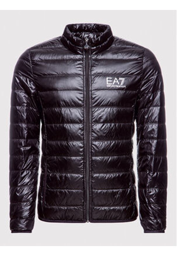 EA7 Emporio Armani Kurtka puchowa 8NPB01 PN29Z 1200 Czarny Regular Fit. Kolor: czarny. Materiał: syntetyk