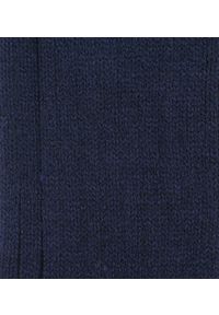 His Story - Ciepłe Wełniane Skarpetki Zimowe - Granatowe, Jednokolorowe. Kolor: niebieski. Materiał: wełna, elastan, poliamid #3