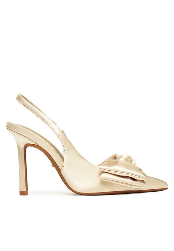 DeeZee Szpilki R705-3 Beżowy. Kolor: beżowy. Materiał: materiał. Obcas: na szpilce