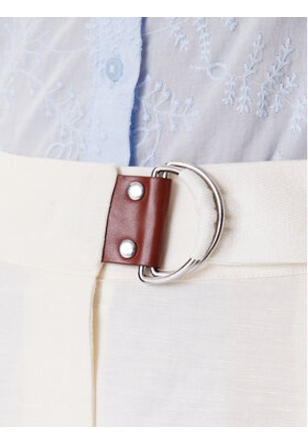 Tatuum Bermudy Kosoko T2510.160 Écru Relaxed Fit. Materiał: wiskoza