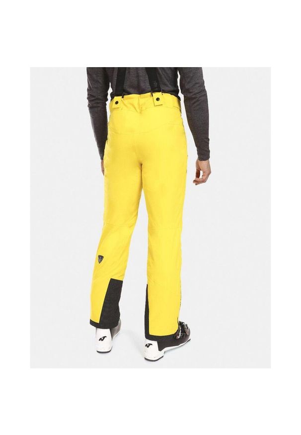 Spodnie narciarskie Kilpi Methone. Kolor: żółty. Sezon: zima. Sport: narciarstwo