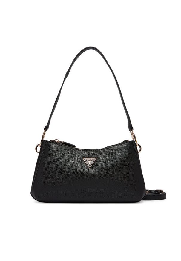 Guess Torebka Noelle II Mini HWZG96 72730 Czarny. Kolor: czarny. Materiał: skórzane