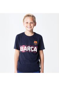 FC Barcelona - koszulka dziecięca FC Barceona. Kolor: niebieski. Materiał: bawełna. Sport: piłka nożna #1