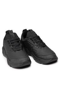 Calvin Klein Sneakersy Low Lace Up Lth HM0HM00317 Czarny. Kolor: czarny. Materiał: skóra #3