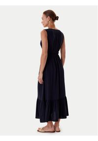 Tatuum Sukienka letnia Letitia T2510.202 Granatowy Relaxed Fit. Kolor: niebieski. Materiał: wiskoza. Sezon: lato