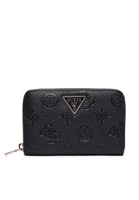Guess Duży Portfel Damski Cresidia II Slg SWPD98 88140 Czarny. Kolor: czarny. Materiał: skóra