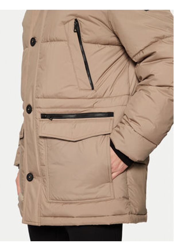 Bugatti Kurtka zimowa 670613 61044 Beżowy Regular Fit. Kolor: beżowy. Materiał: syntetyk. Sezon: zima