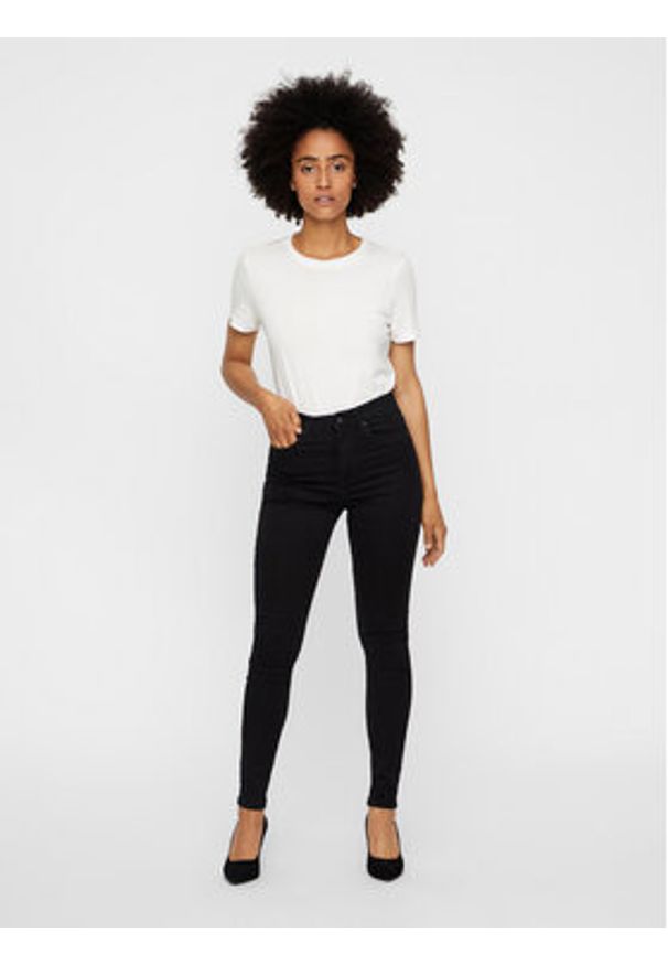 Vero Moda Jeansy Sophia 10209215 Czarny Skinny Fit. Kolor: czarny