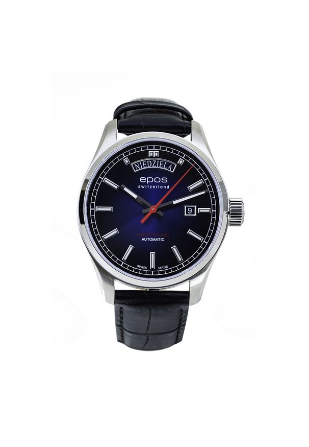EPOS RABAT ZEGAREK Limited Edition For Poland 3501.142.90.96.25. Materiał: skóra. Styl: casual