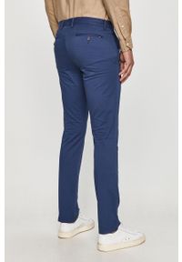 Polo Ralph Lauren - Spodnie. Kolor: niebieski. Materiał: tkanina, bawełna, elastan. Wzór: gładki #3