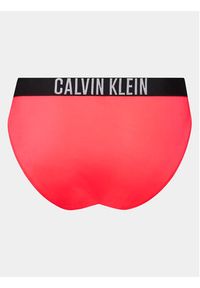 Calvin Klein Swimwear Dół od bikini KW0KW02509 Czerwony. Kolor: czerwony. Materiał: syntetyk