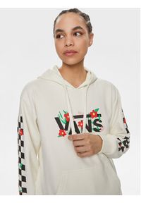 Vans Bluza Fleurs Bff Hoodie VN000JG9 Écru Regular Fit. Materiał: syntetyk, bawełna #5