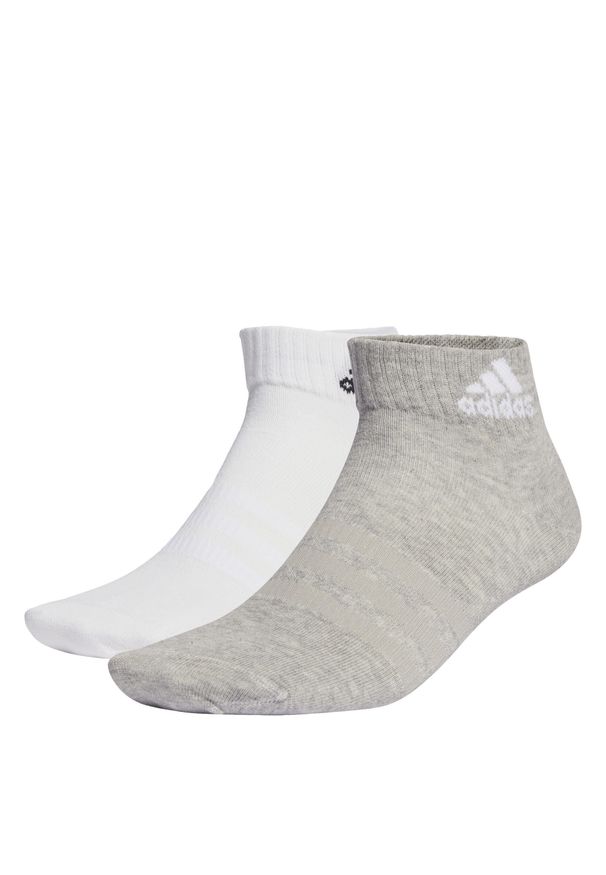Adidas - Thin and Light Sportswear Ankle Socks 6 Pairs. Kolor: czarny, szary, biały, wielokolorowy. Materiał: materiał, nylon, poliester, bawełna, elastan. Sport: bieganie