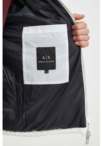 Armani Exchange kurtka puchowa męska kolor beżowy zimowa. Kolor: biały. Materiał: puch. Sezon: zima #6