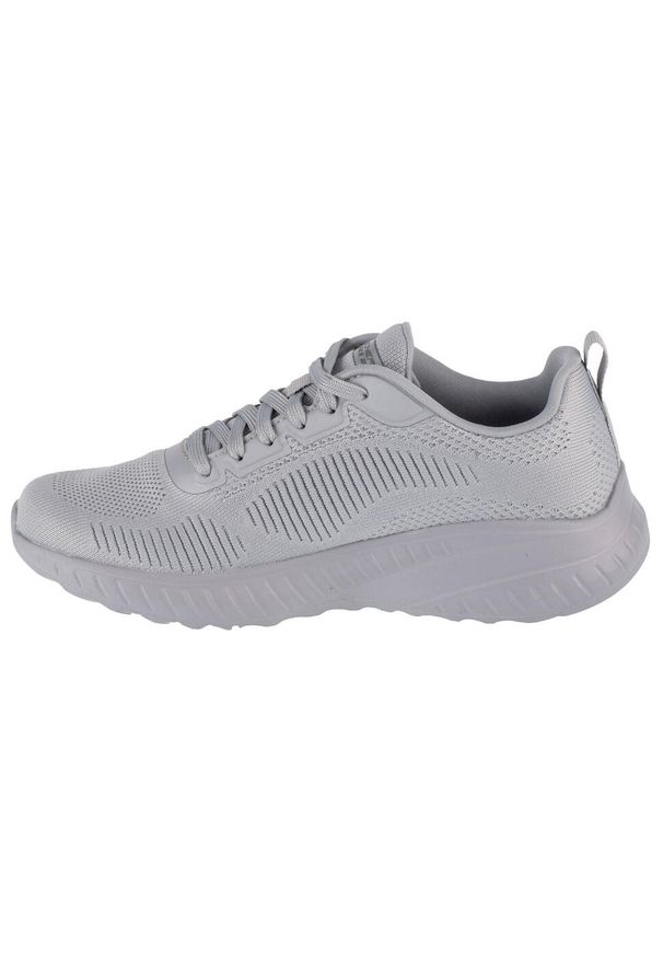 skechers - Buty do chodzenia damskie Skechers 117209LTGY. Kolor: szary. Materiał: materiał, syntetyk. Szerokość cholewki: normalna. Sport: turystyka piesza