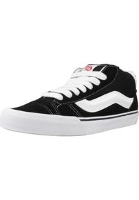 Vans - Buty VANS KNU MID Czarny. Kolor: czarny. Materiał: zamsz, materiał #1