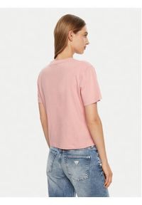 Guess T-Shirt W5RI43 K8HM0 Różowy Regular Fit. Kolor: różowy. Materiał: bawełna #4