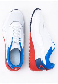 Sneakersy męskie białe Puma BMW M Motorsport SPEEDFUSION. Zapięcie: pasek. Kolor: czerwony. Materiał: guma, materiał. Wzór: paski #4
