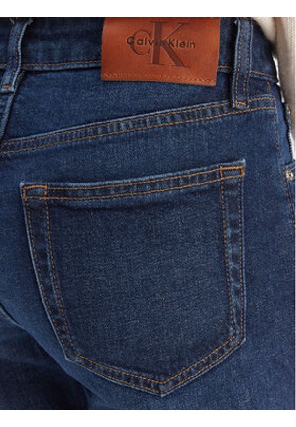 Calvin Klein Jeans Jeansy Mid Rise Slim Blue Orbit LV047C778G Niebieski Slim Fit. Kolor: niebieski