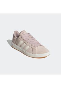 Adidas - Buty do chodzenia damskie ADIDAS Grand Court Base 00s. Materiał: guma, kauczuk, syntetyk. Szerokość cholewki: normalna. Sport: turystyka piesza
