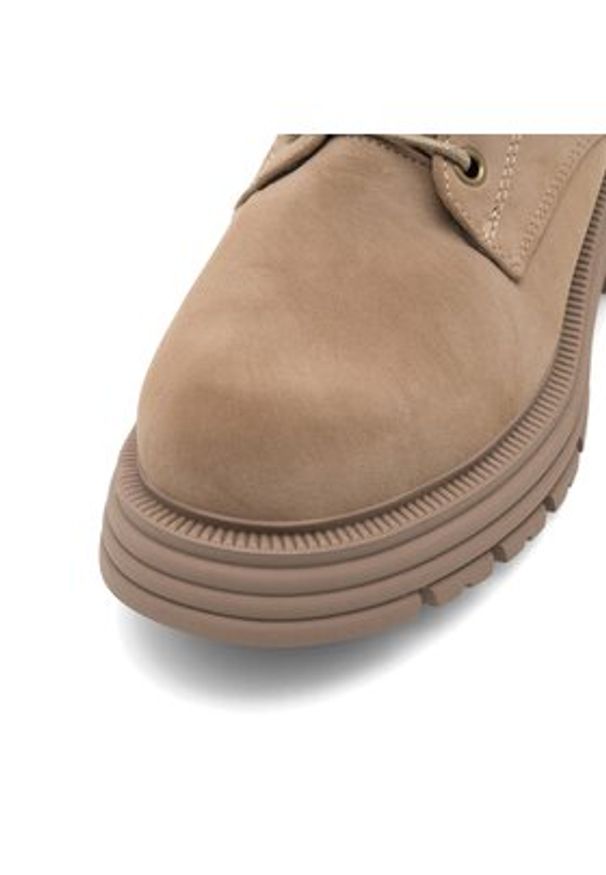 Jenny Fairy Trapery Icy WS6126-02 Beżowy. Kolor: beżowy. Materiał: skóra