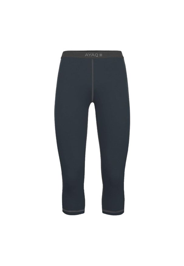 AYAQ - Legginsy 3/4 Ayaq Hellefonna. Kolor: niebieski. Sport: turystyka piesza