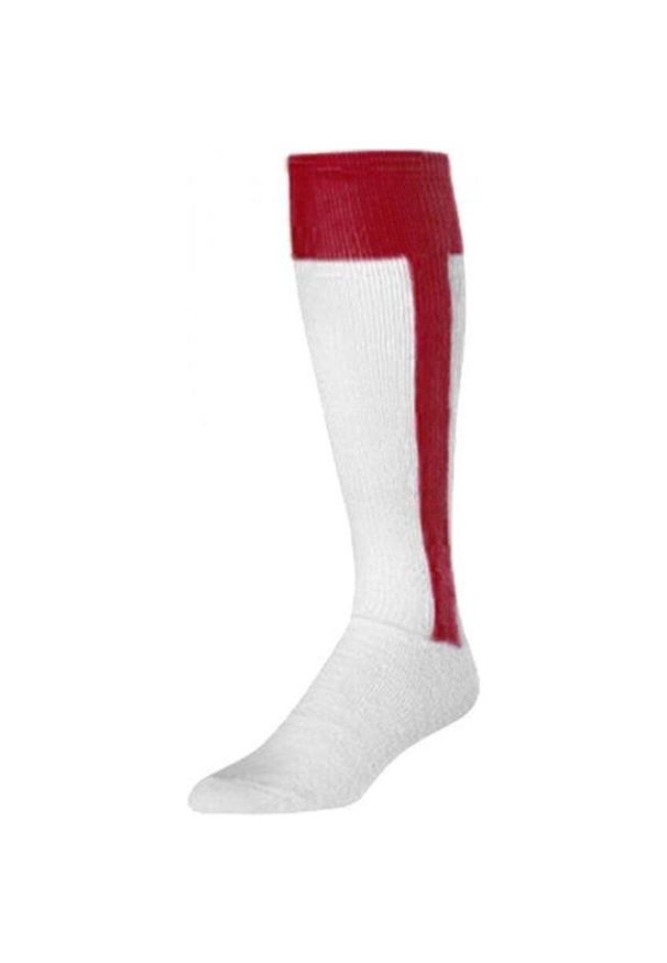 TCK - Skarpety baseballowe - 2in1 Baseball Socks - Adults (Red). Kolor: czerwony