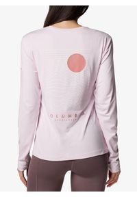 columbia - Bluza bez kaptura damska Columbia Sloan Ridge Graphic L/S. Typ kołnierza: bez kaptura. Kolor: różowy