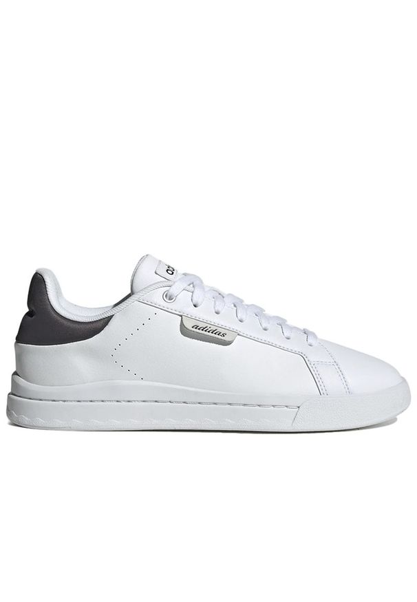 Adidas - Buty adidas Court Silk GY9258 - biało-czarne. Kolor: czarny, biały, wielokolorowy. Materiał: skóra, syntetyk. Szerokość cholewki: normalna. Wzór: aplikacja, gładki. Sport: tenis