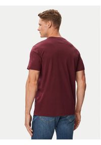 Beverly Hills Polo Club T-Shirt P-SS26M-TS41740FIG Bordowy Regular Fit. Typ kołnierza: polo. Kolor: czerwony. Materiał: bawełna #5