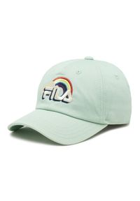 Fila Czapka z daszkiem Butuan Rainbow Kid Dad Cap FCK0015 Zielony. Kolor: zielony. Materiał: materiał #1