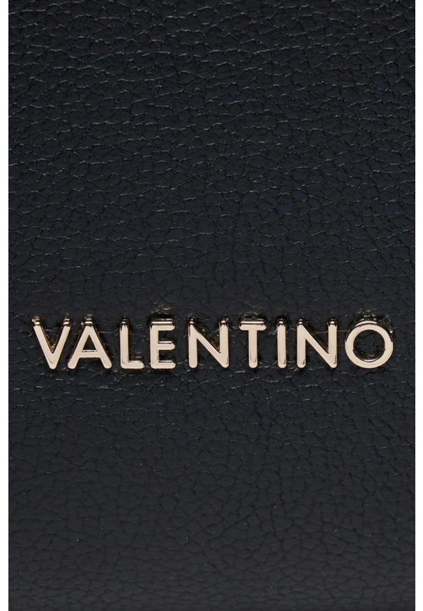 Valentino by Mario Valentino - VALENTINO Czarna duża torebka Megeve. Kolor: czarny. Rozmiar: duże