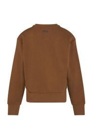 Quiksilver - Bluza dresowa dla dzieci Fila Tillburg. Kolor: brązowy. Materiał: poliester, bawełna