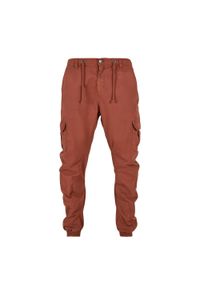 Urban Classics - Męskie Spodnie Cargo. Kolor: żółty, pomarańczowy, wielokolorowy