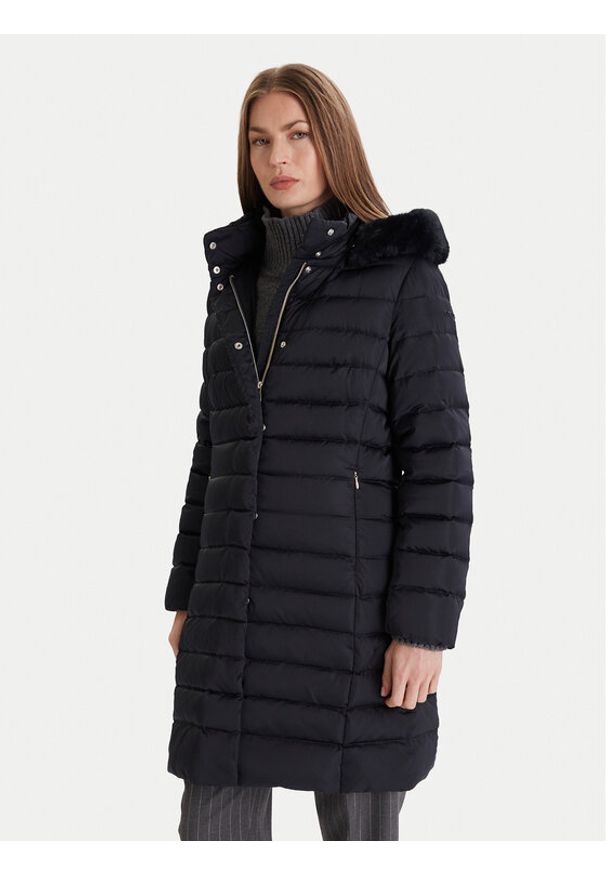 Geox Kurtka puchowa Bettanie W5626H T3122 F1624 Granatowy Regular Fit. Kolor: niebieski. Materiał: syntetyk. Sezon: zima