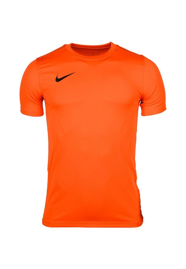 Koszulka treningowa dla dzieci Nike Dry Park VII JSY SS. Kolor: pomarańczowy. Sport: piłka nożna