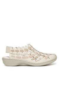 Sandały Rieker. Kolor: beżowy #1