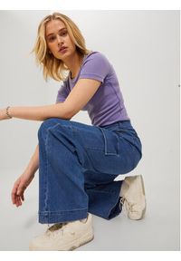 JJXX Jeansy 12241211 Niebieski Wide Leg. Kolor: niebieski #4