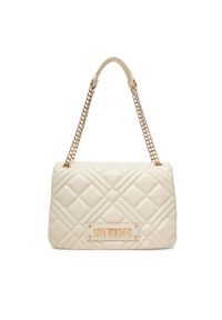Love Moschino - LOVE MOSCHINO Torebka JC4153PP0MLA0110 Écru. Materiał: skórzane